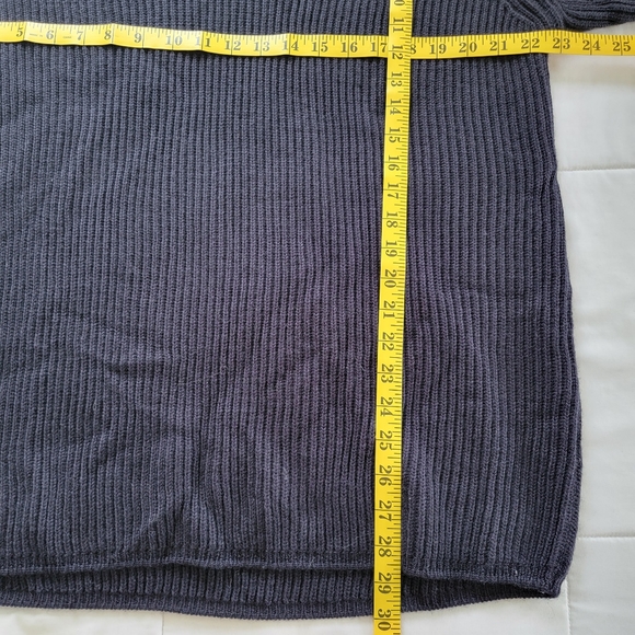 SOLD-- Vtg 80s Mondi Ballon Sleeve Merino Wool & Cashmere Pull Over Sweater, 42 - Picture 5 of 5